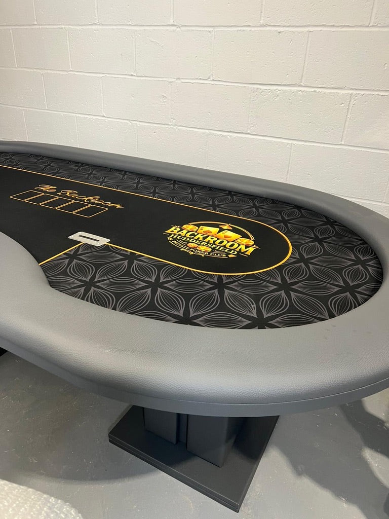 Ткань для покерного стола - Цветок КРАСНЫЙ