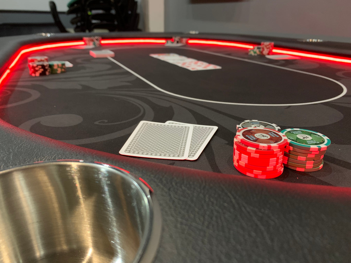 Mesa de póquer Premium+ (6 plazas)
