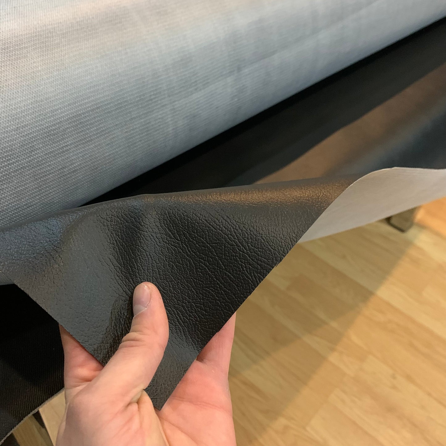 Poker Table Rail Vinyl Black Artificial Leather