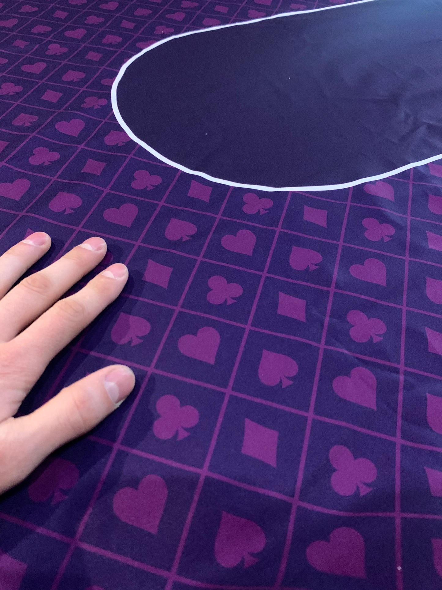 Fieltro para mesa de póquer: morado