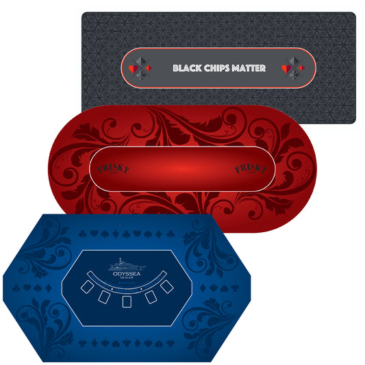 Custom Poker Mat (Free Shape)