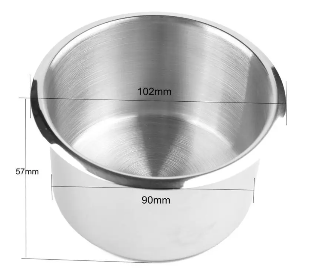 Portavasos grande de acero inoxidable para bebidas