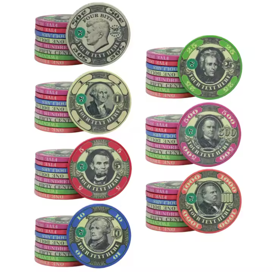 Custom Poker Chips - USD