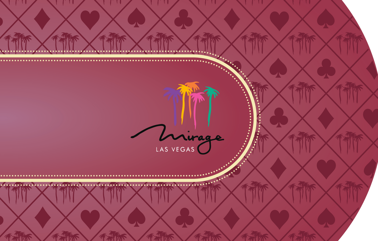 Poker Table Felt - Mirage Las Vegas