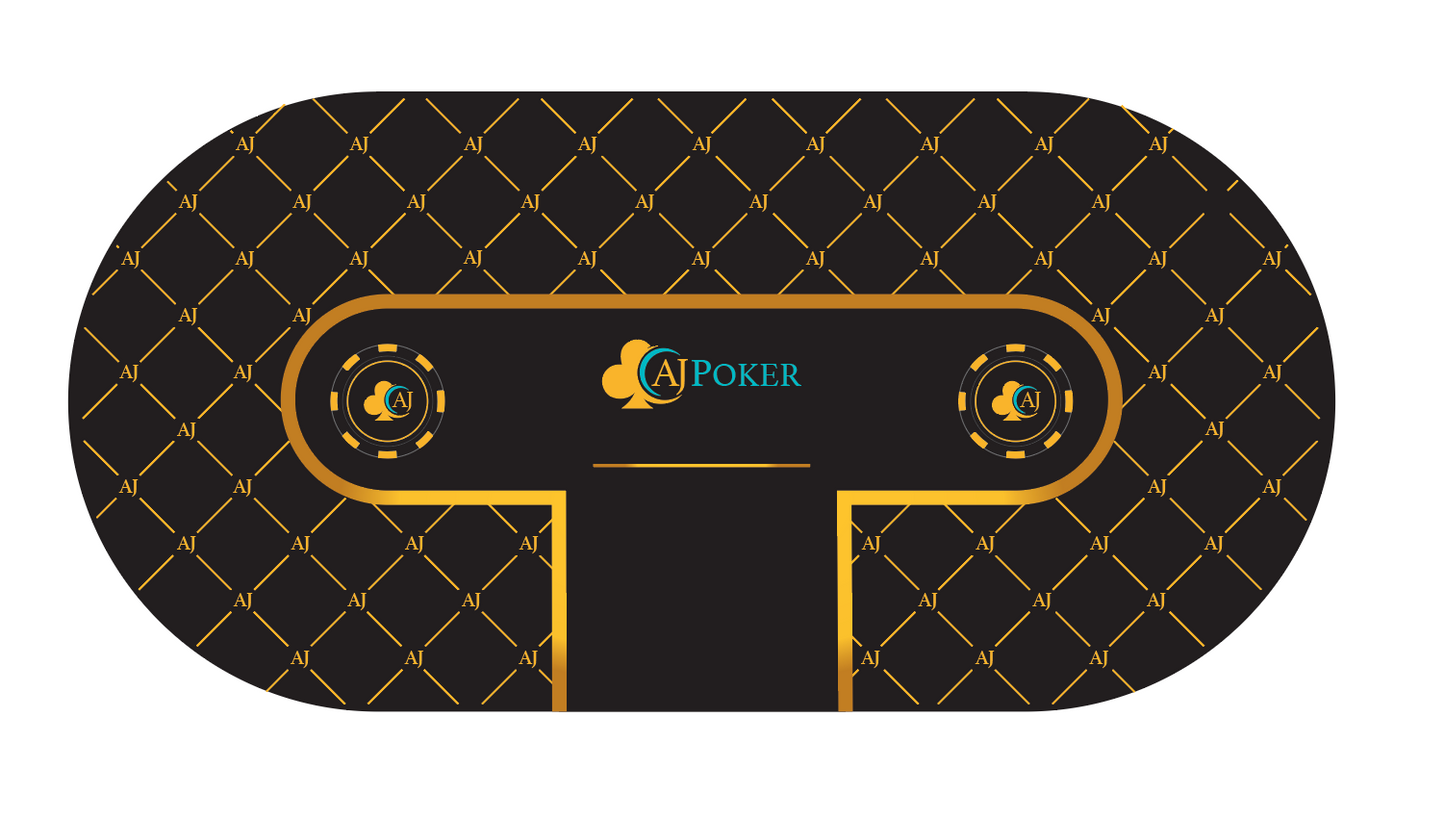 Custom Poker Table Felt - Gold