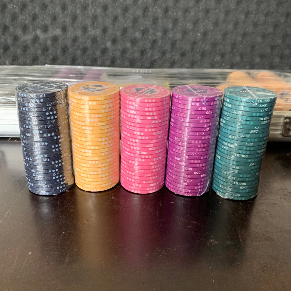 Poker Chips Set - EPT 500 pcs