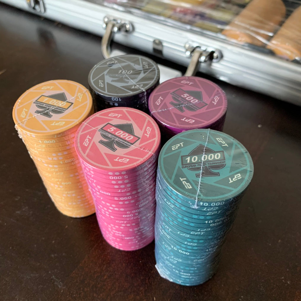 Poker Chips Set - EPT 500 pcs