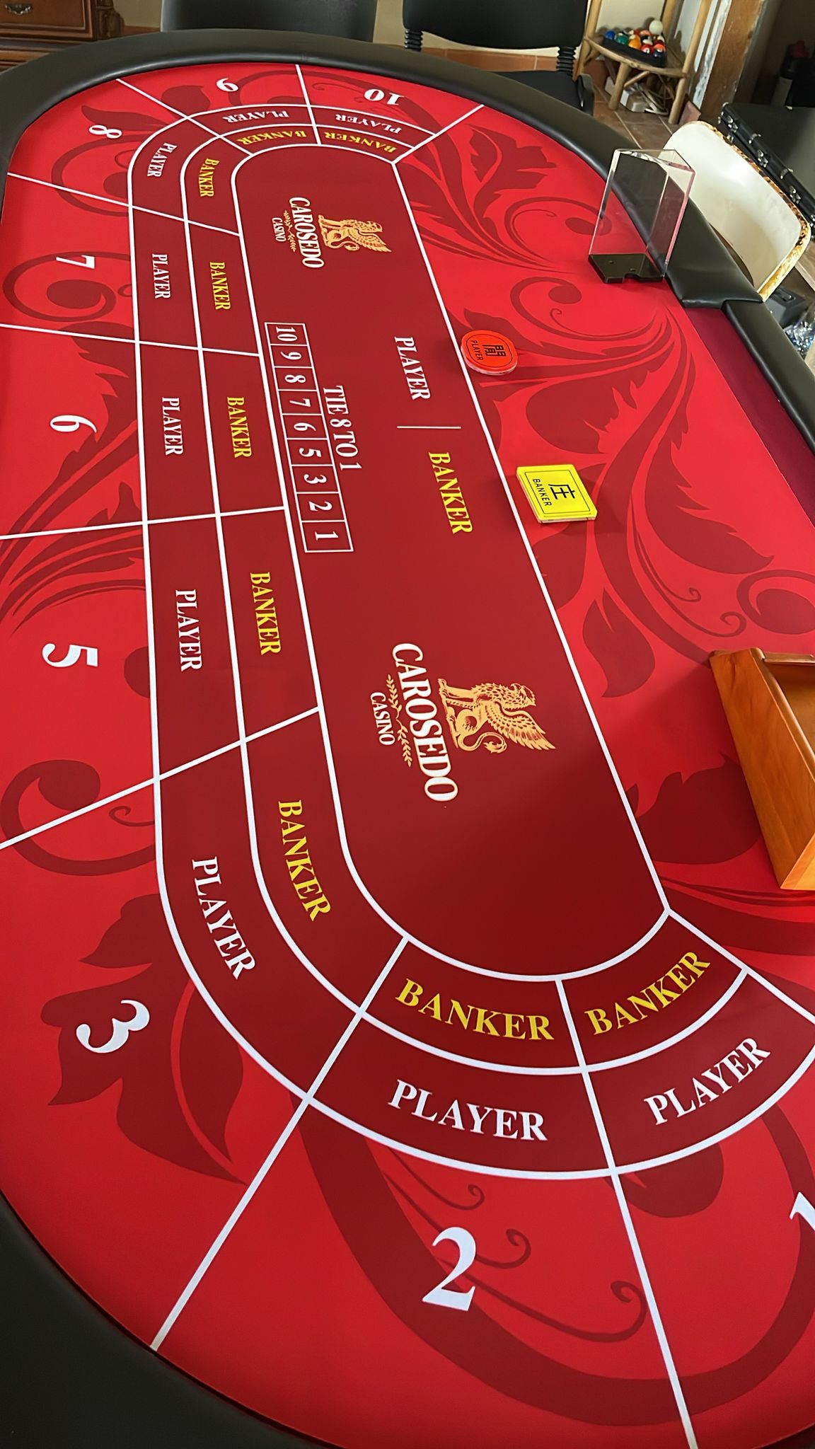 Custom Poker Mat (Free Shape)