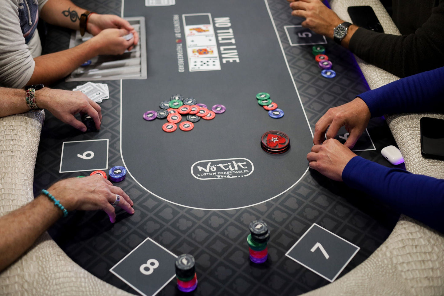 RFID Poker Table Rental for TV Live Stream Events