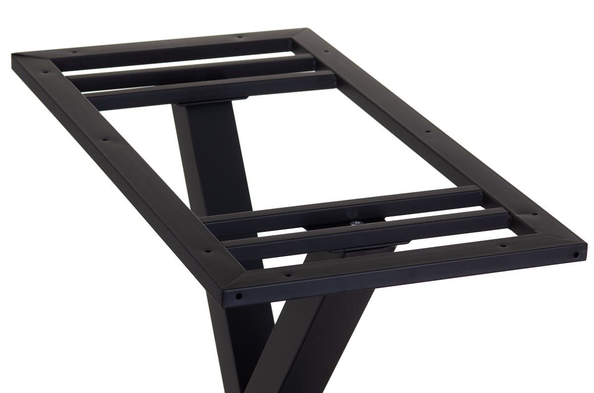 Marco de mesa de metal - Base doble en forma de X 70x40cm H-72cm
