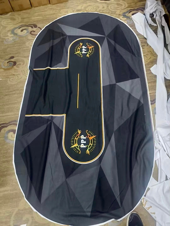 Ткань для покерного стола - Mодерн ЧЕРНЫЙ