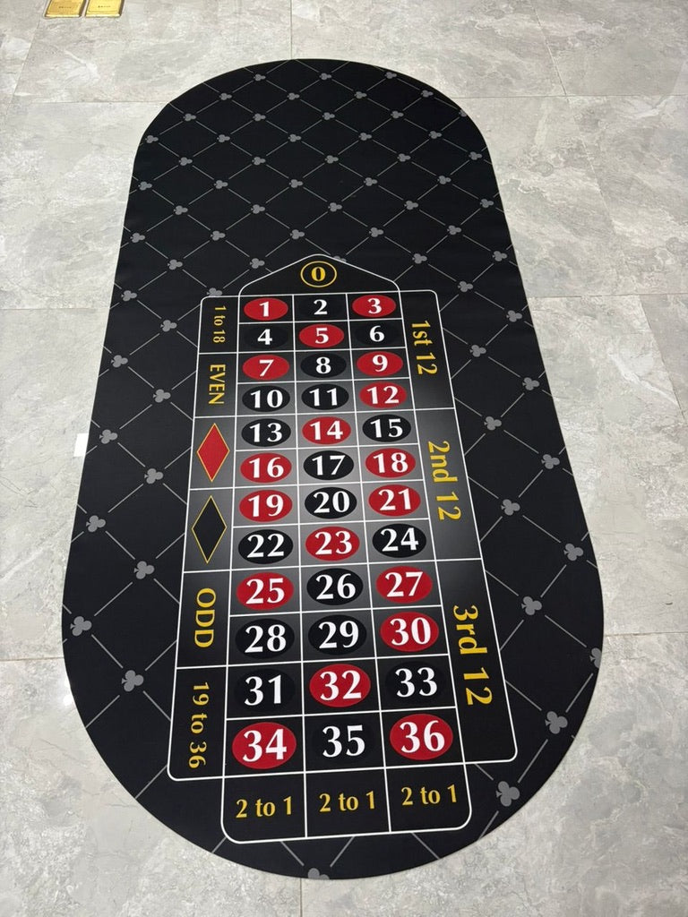 Alfombrilla de póquer personalizada (forma libre)