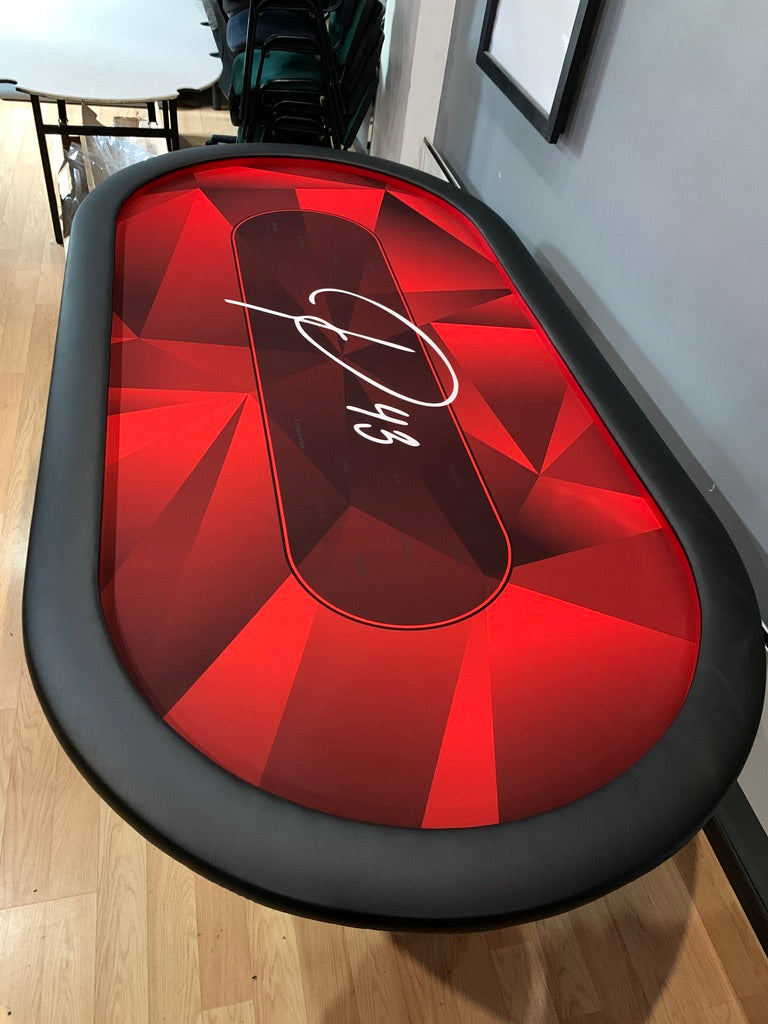 Ткань для покерного стола - Mодерн КРАСНЫЙ