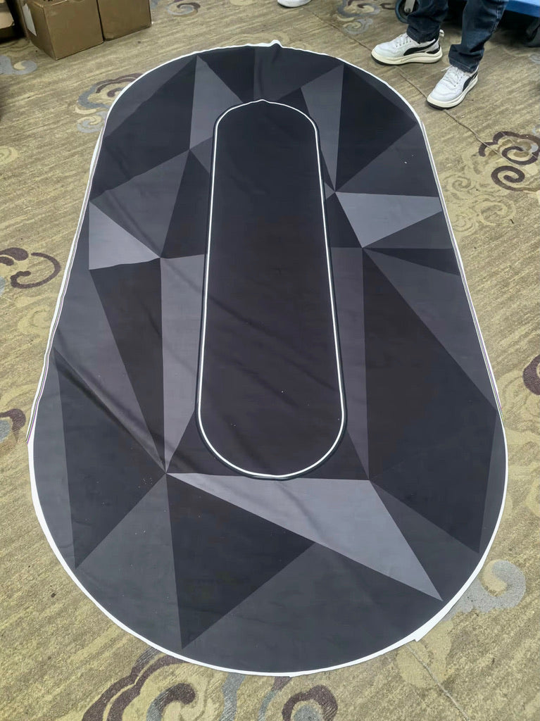 Ткань для покерного стола - Mодерн ЧЕРНЫЙ