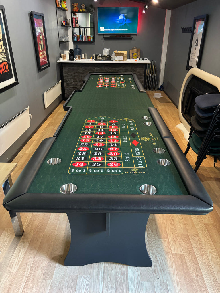 Extra Long 3-piece Roulette Table (14 players)