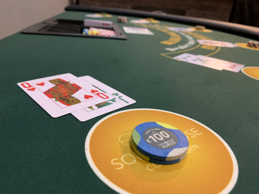 Fieltro para mesa de BlackJack - Suited