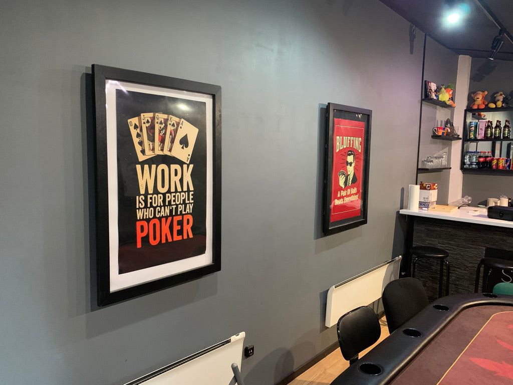 Poster - Bluffing "A Pair Of Balls Beats Everything"