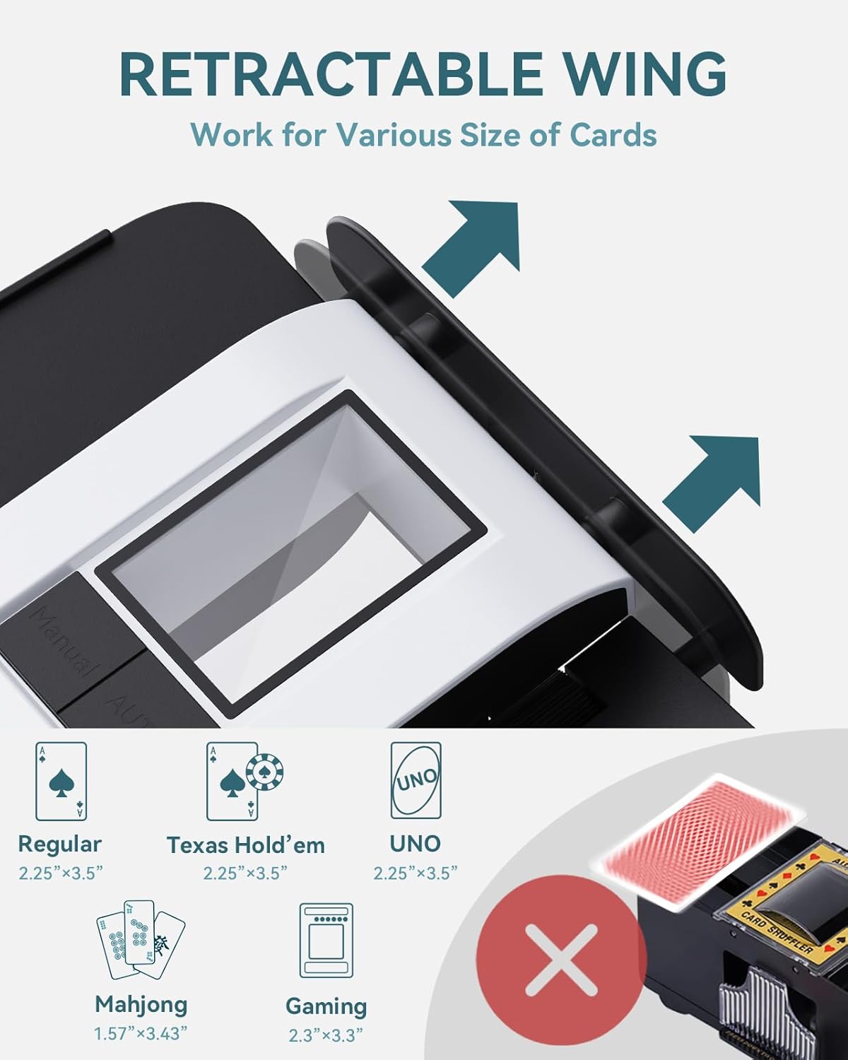 Automatic Card Shuffler - Electric Shuffling Machine