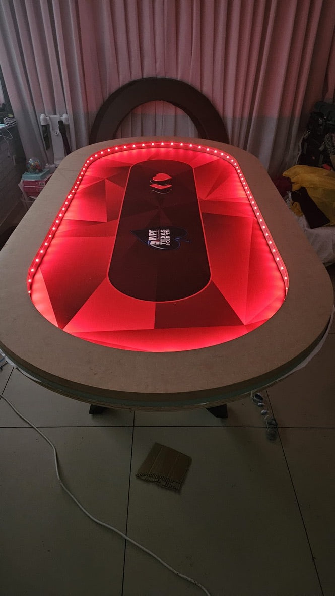 Ткань для покерного стола - Mодерн КРАСНЫЙ