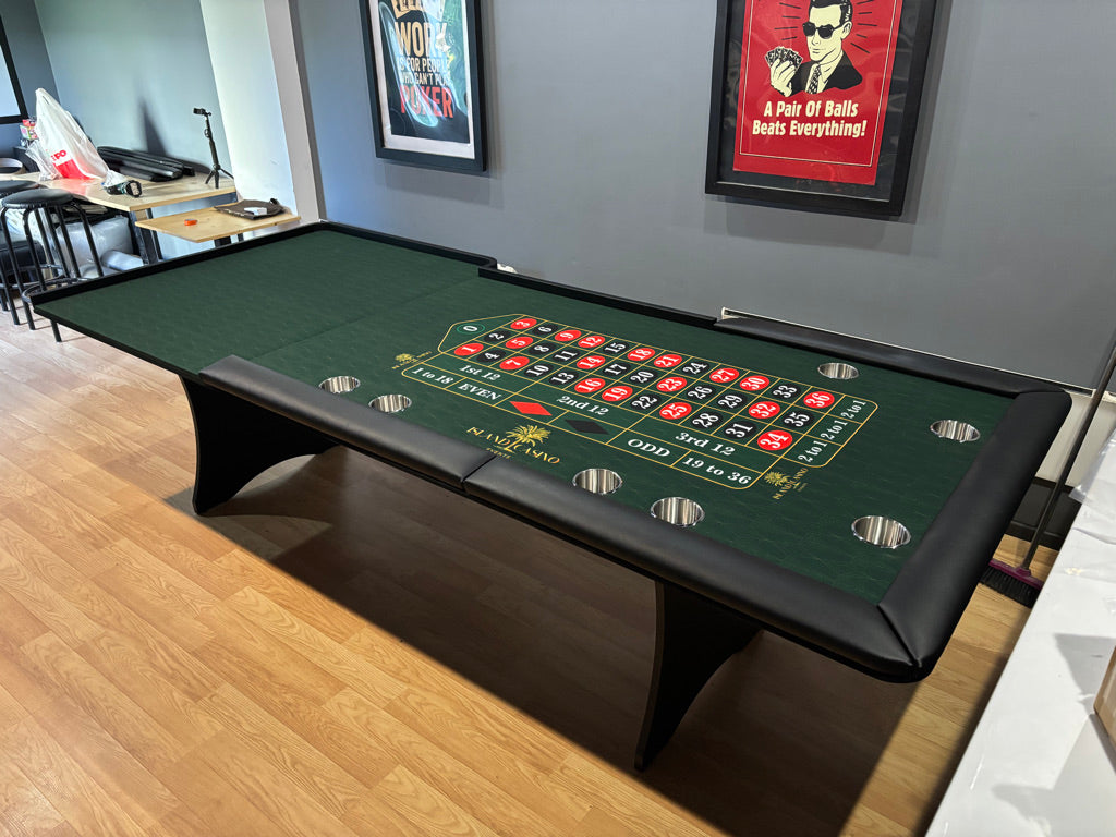 Extra Long 3-piece Roulette Table (14 players)