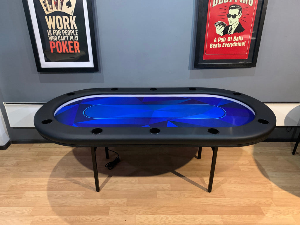 Mesa de póquer de lujo (10 plazas)