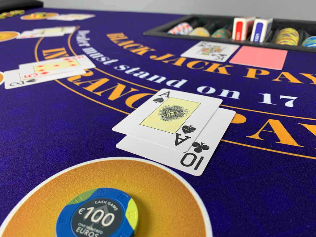 Fieltro para mesa de BlackJack - Suited