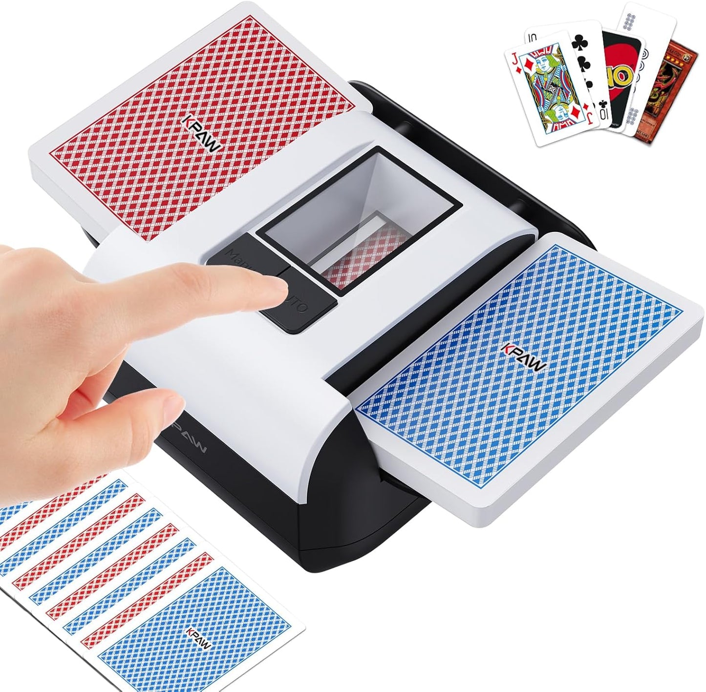 card shuffler that works with sleeves Automatic Card Shuffler Machine – Vaider Poker