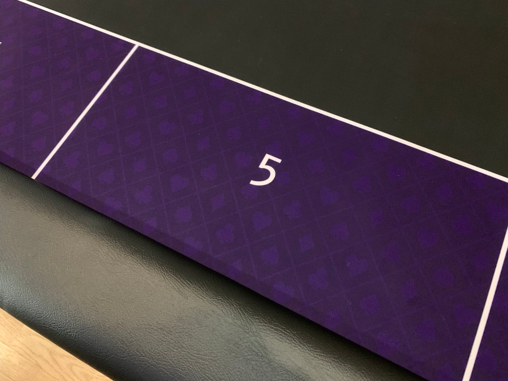 Poker Table Felt - With Player Positions