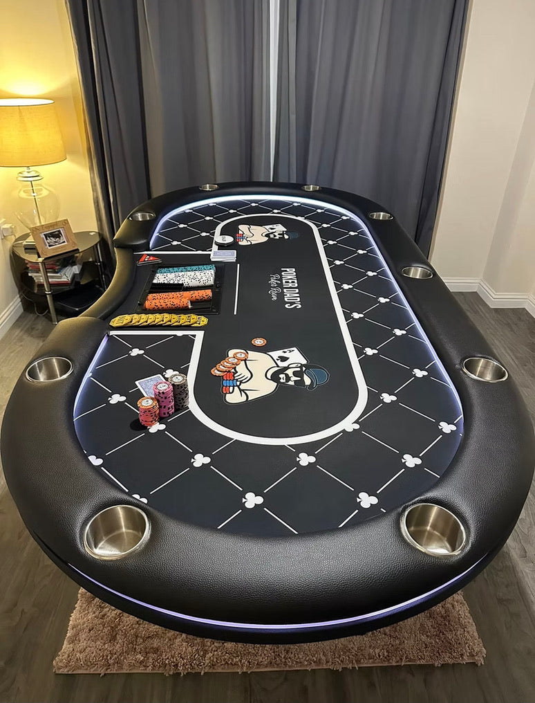 Custom Poker Table Felt - Gold