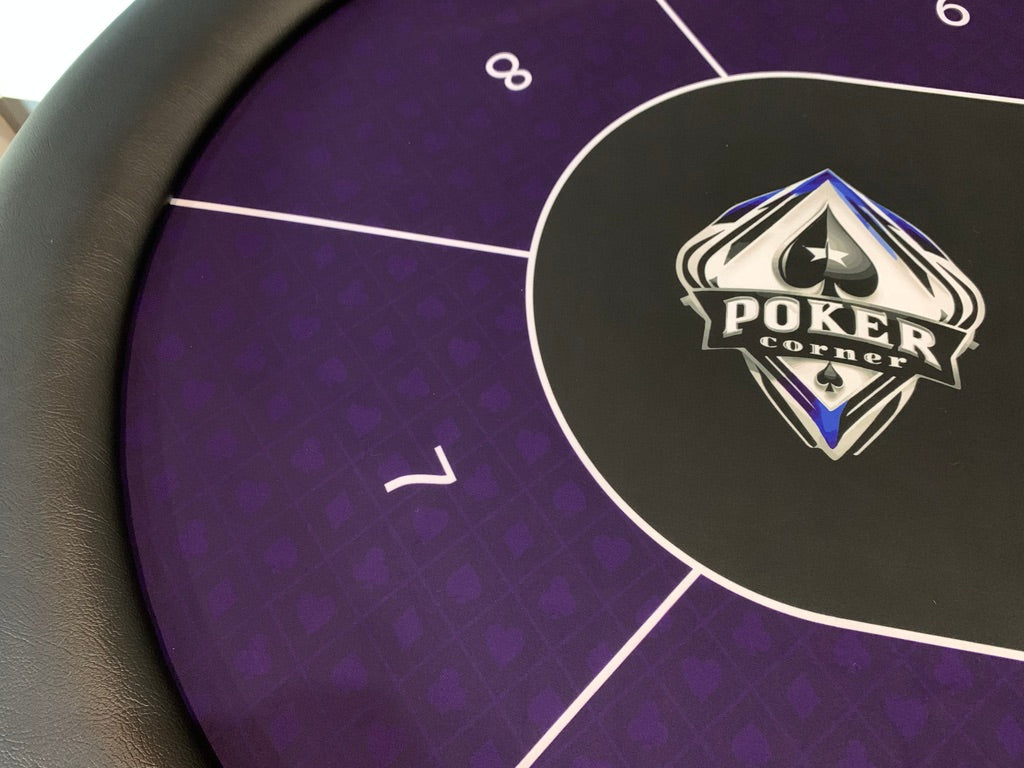Poker Table Felt - With Player Positions