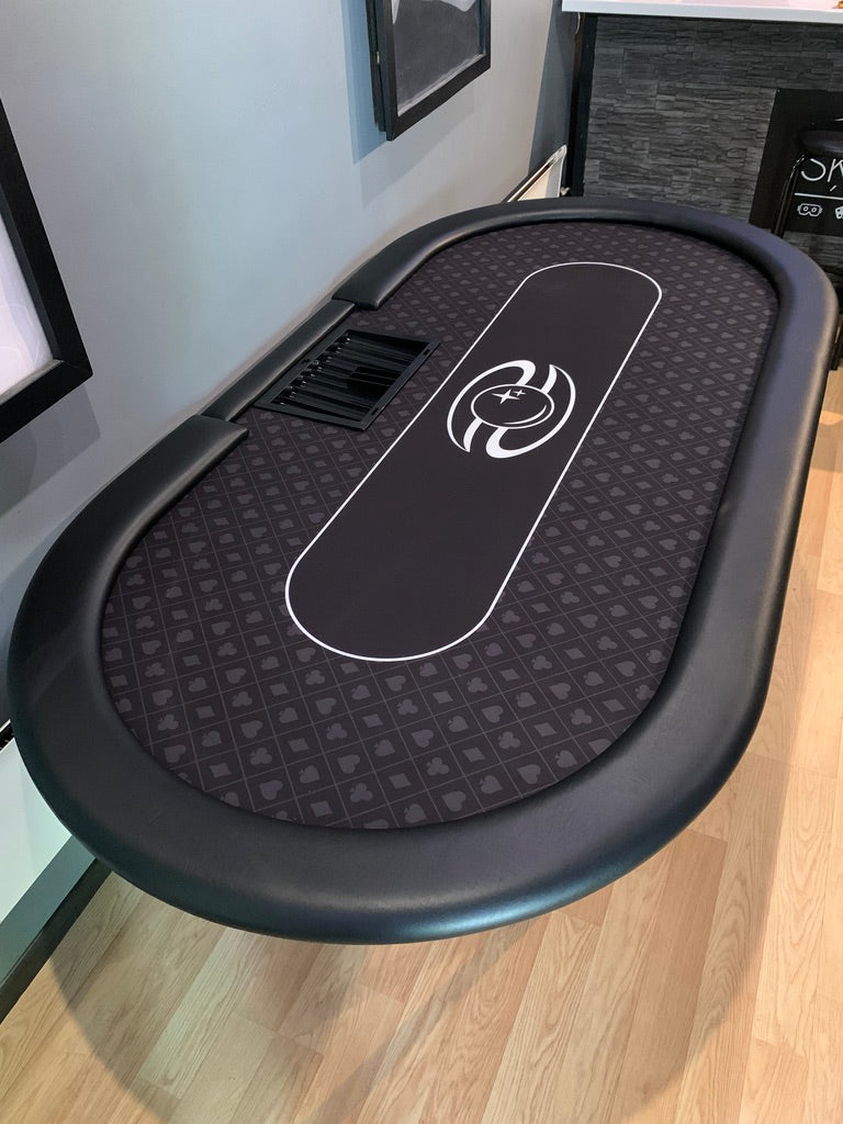 Poker Table Felt - Suited Black