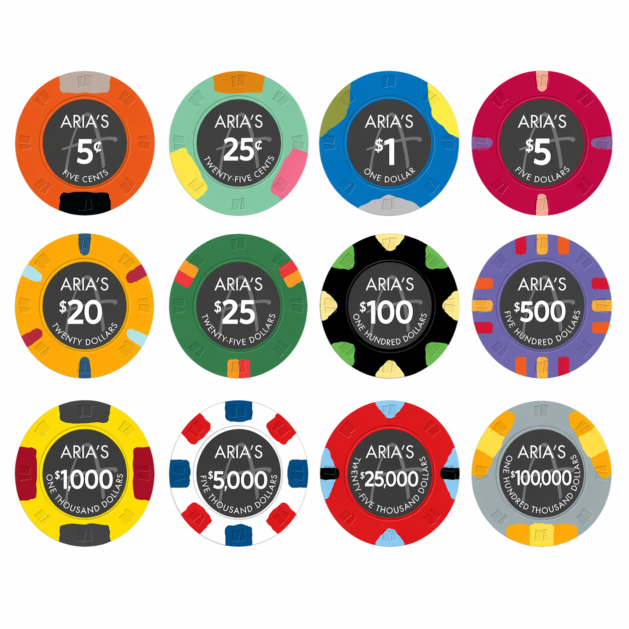 Custom Poker Chips - ARIA