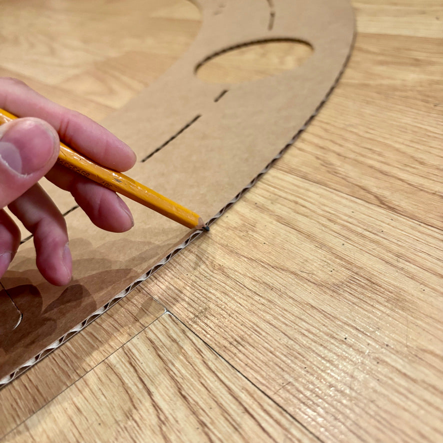 DIY Poker Table Stencil Template
