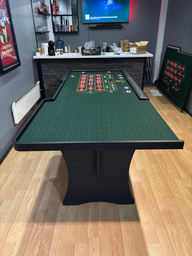 Extra Long 3-piece Roulette Table (14 players)