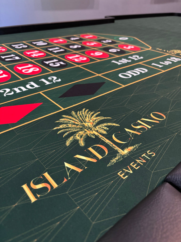 Extra Long 3-piece Roulette Table (14 players)