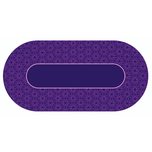 Fieltro para mesa de póquer - Flor PÚRPURA