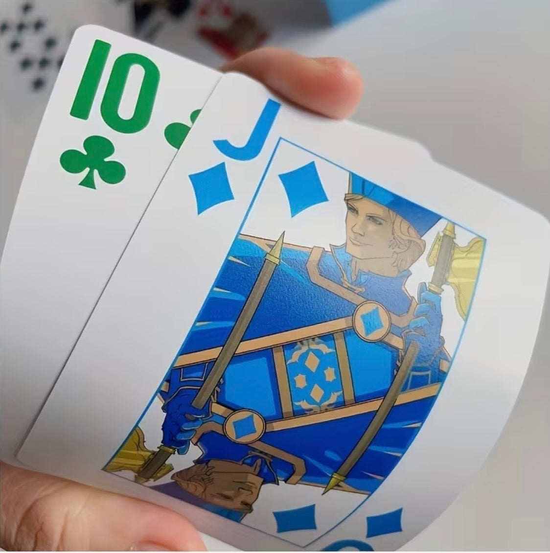 Poker Cards - Faded Spade 4Color Decks Set of 2pcs.