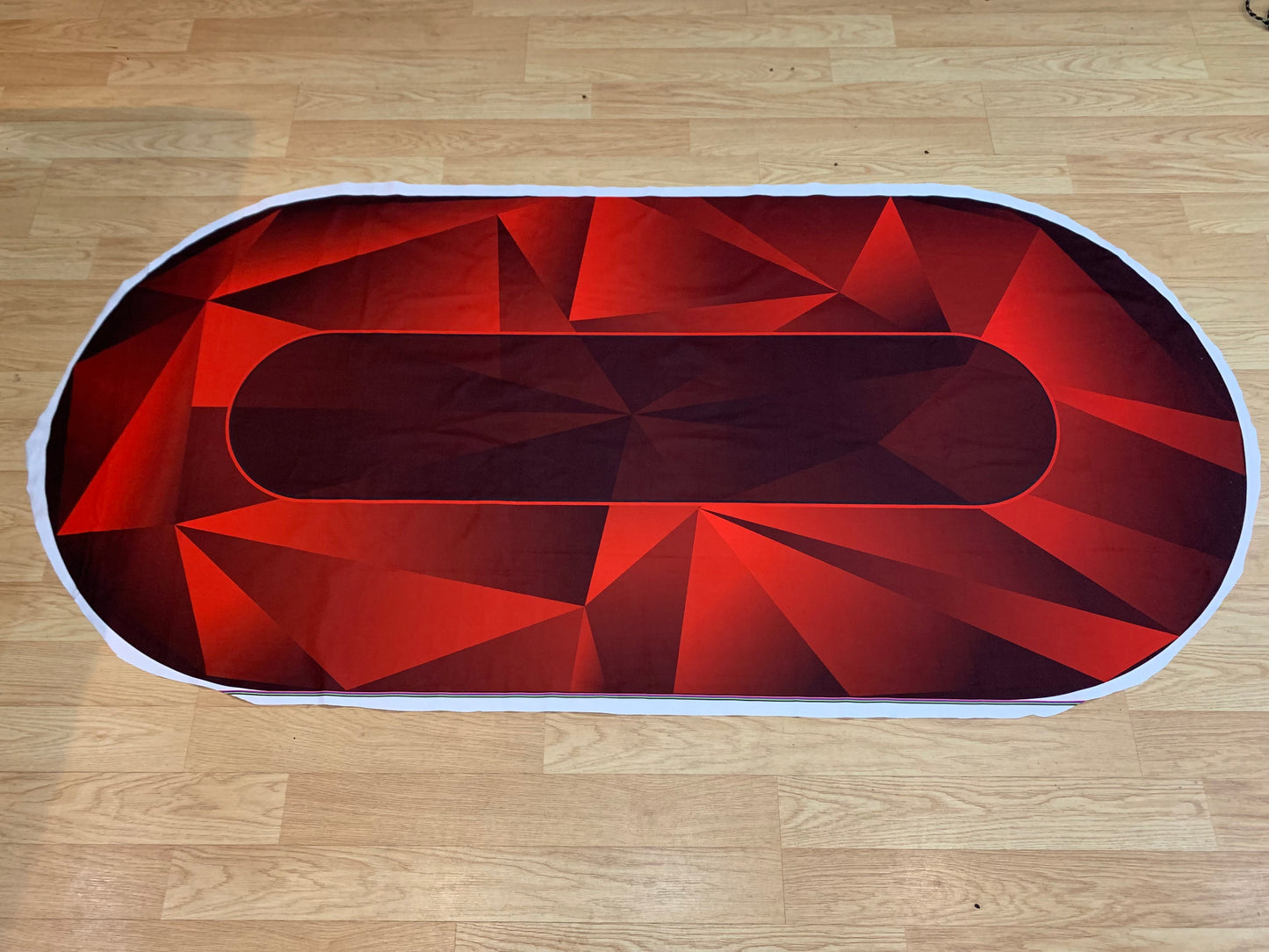Poker Table Felt - Modern RED