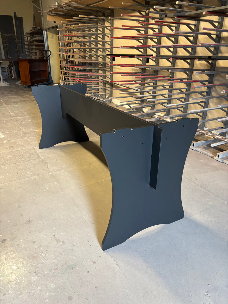 Plywood wooden poker and roulette table legs. Easy install and quick remove. Durable and sturdy. Easy to store and transport.