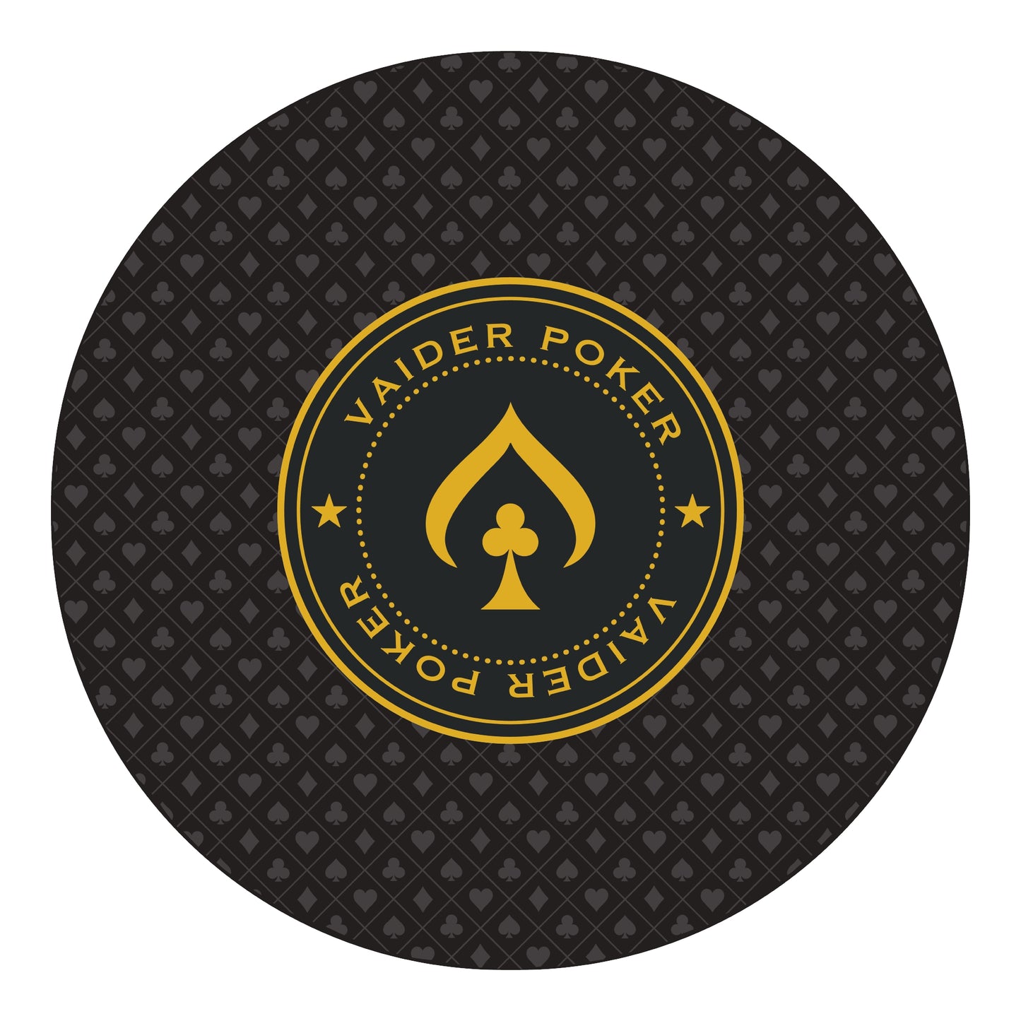 Custom Poker Mat (Round Shape)