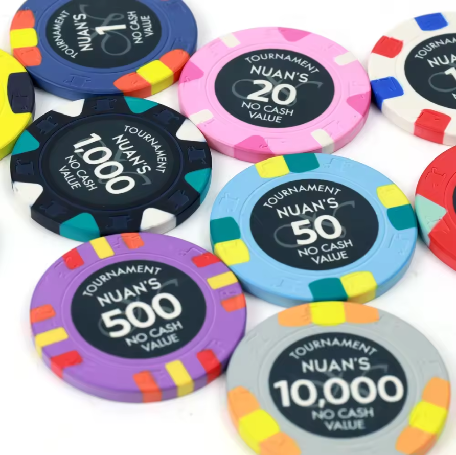 Fichas de póquer personalizadas - Diseño de casino