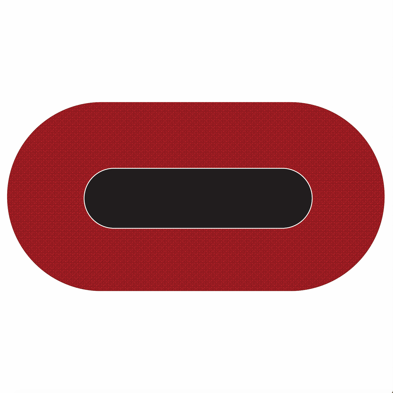 Poker Table Felt - Suited Red