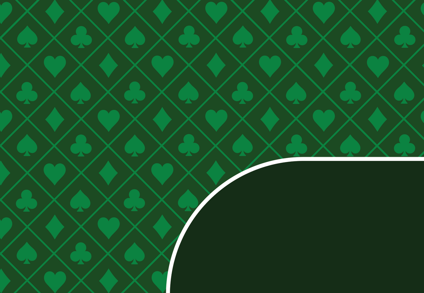 Fieltro para mesa de póquer: verde del mismo color