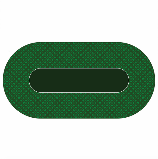 Fieltro para mesa de póquer: verde del mismo color