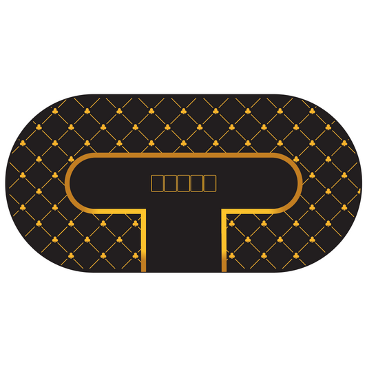 Custom Poker Table Felt - Gold