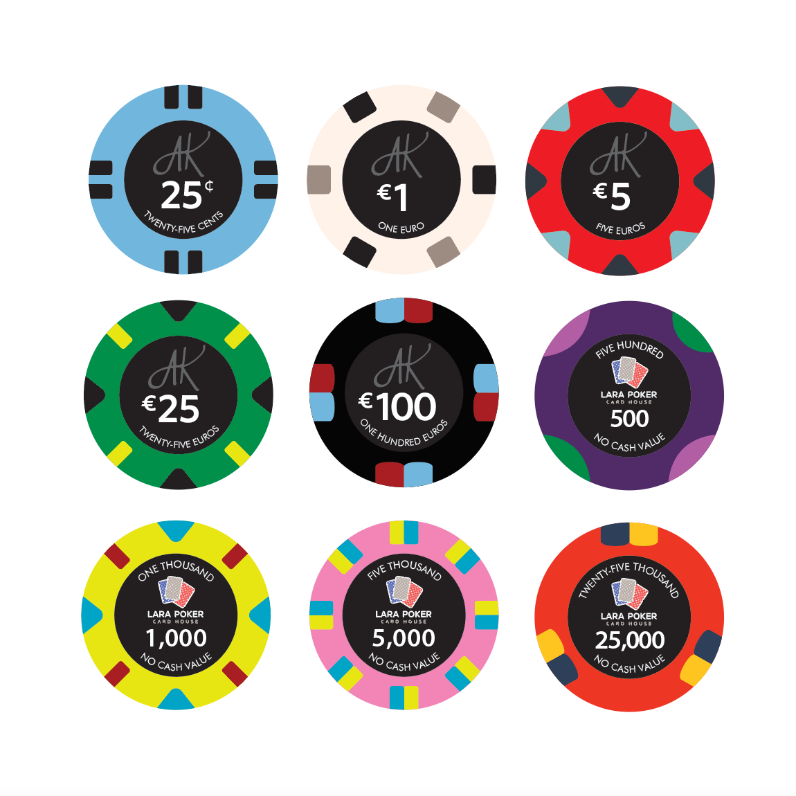 Custom Poker Chips - ROYAL