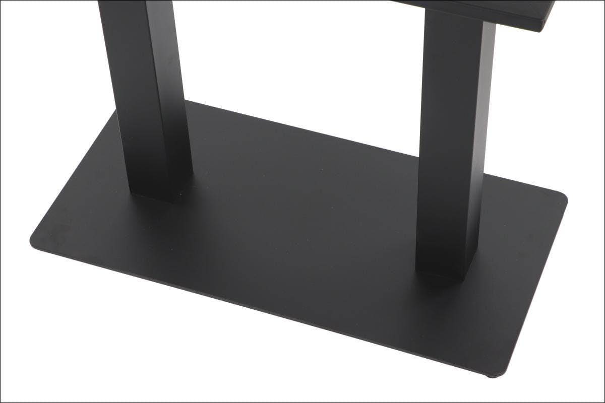 Poker Metal Table Frame Legs - Double Base 80x40cm H-72cm