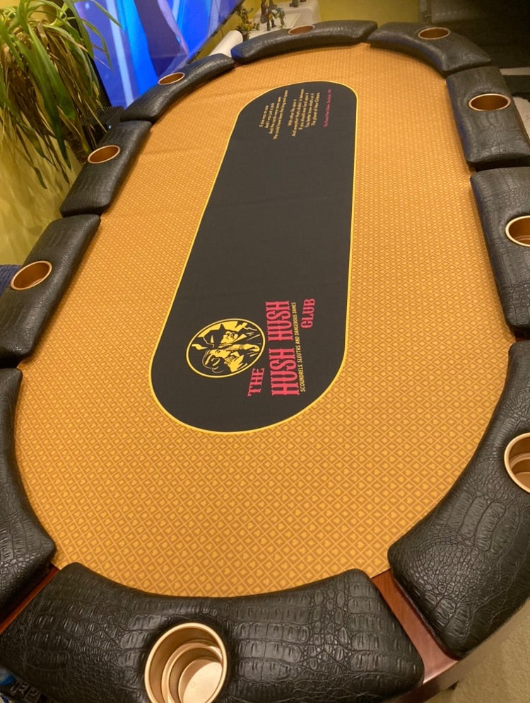 Custom Poker Mat (Free Shape)