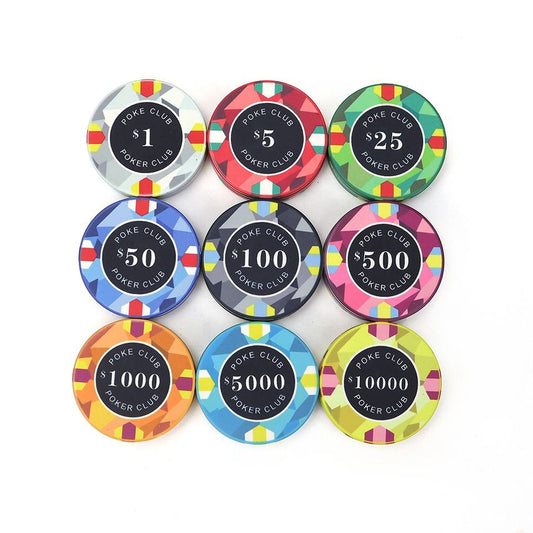 Пользовательские фишки для покера - современная керамика